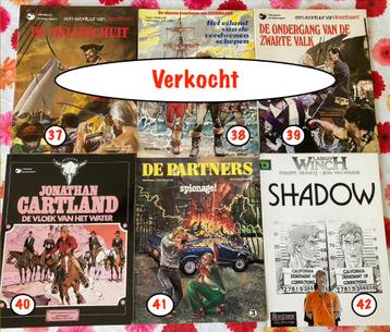 strips: Lucky Luke, Jonathan Cartland, De Blauwbloezen, enz. beschikbaar voor biedingen