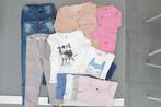 maat 128: jeans (2x), vest (2x), pyjama, longsleeve, topjes, Kinderen en Baby's, Kinderkleding | Maat 128, Meisje, Gebruikt, Ophalen of Verzenden
