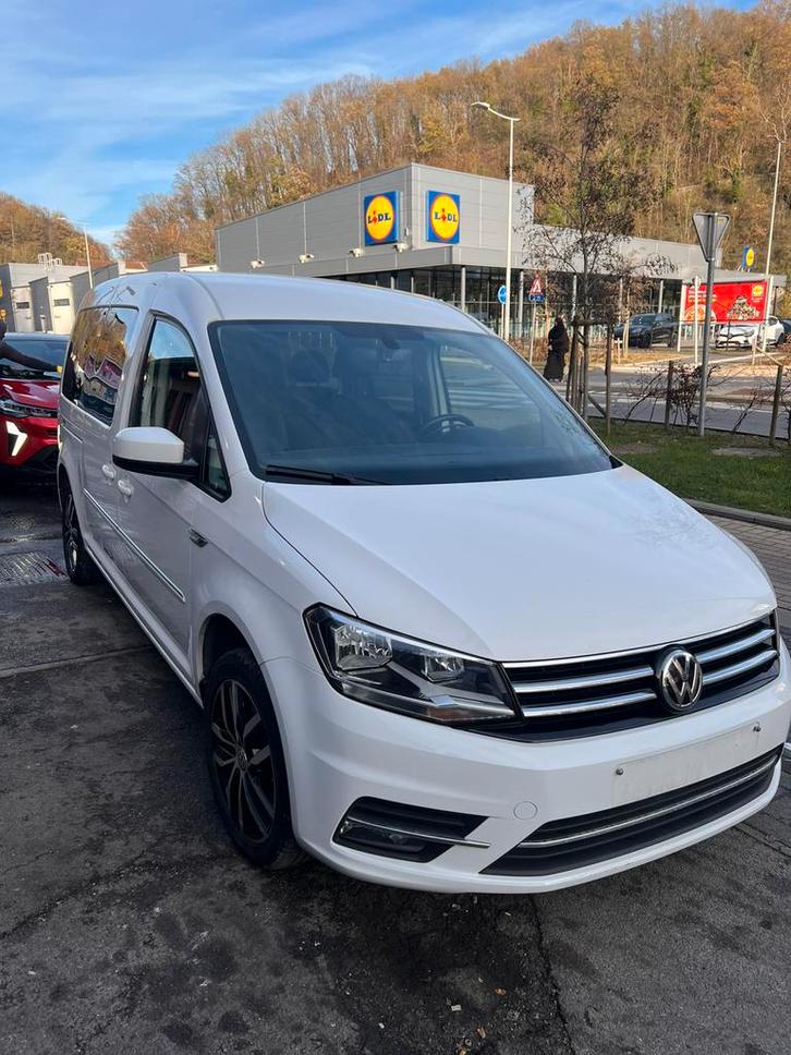 Volkswagen caddy maxi 7 places 2L tdi, Auto's, Volkswagen, Particulier, Caddy Maxi, Aangepast voor mindervaliden, ABS, Adaptive Cruise Control