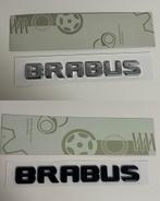Emblème du logo du coffre Brabus noir et chromé, Enlèvement ou Envoi