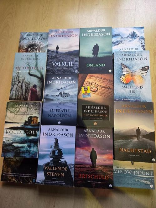 23 thrillers van Arnaldur Indridason (ook per stuk te koop), Boeken, Thrillers, Zo goed als nieuw, België, Ophalen