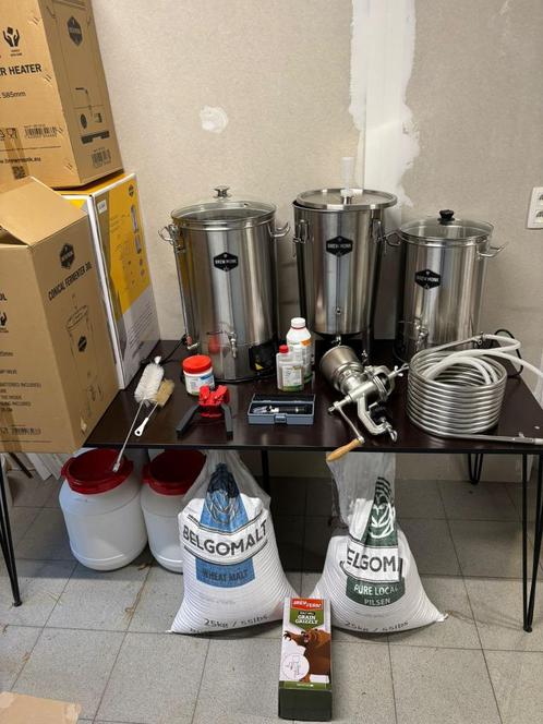 Brouwset Brew Monk B40 wifi & vergistingsvat 30 l & Counterf, Hobby en Vrije tijd, Overige Hobby en Vrije tijd, Zo goed als nieuw