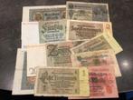 Duitsland 10 verschillende bankbiljetten, Ophalen of Verzenden, Duitsland