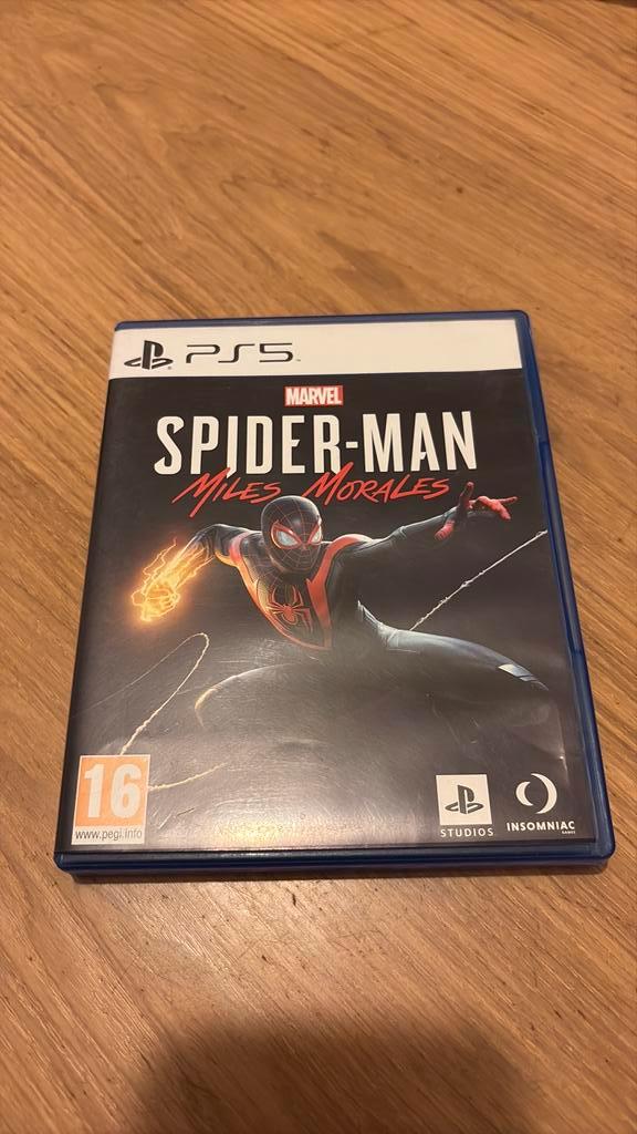 Spider-man Miles Moralis PS5, Games en Spelcomputers, Games | Sony PlayStation 5, Zo goed als nieuw, Ophalen of Verzenden