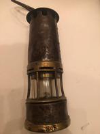 Marsault mijnlamp gebogen model, Antiek en Kunst