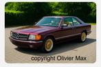 IK ZOEK : Mercedes W126 SEC V8 met 2 airbags, Auto's, Mercedes-Benz, 5600 cc, Beige, Overige kleuren, Leder