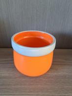 Oranje bloempot, Rond, Moins de 40 cm, Enlèvement ou Envoi, Poterie