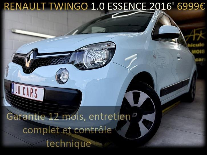 RENAULT TWINGO 1.0 ESSENCE ‼️GARANTIE 1 AN CTOK‼️, Auto's, Renault, Bedrijf, Te koop, Twingo, ABS, Airbags, Airconditioning, Alarm