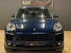 Porsche Macan 3.0 Diesel, Auto's, Automaat, Blauw, Leder, Bedrijf