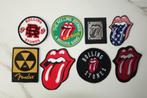 8 Patches Rolling Stones thermocollants ou à coudre, Enlèvement ou Envoi, Neuf, Set Hotfix