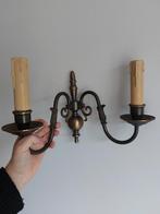 3 bronzen wandlampen-15€/stuk, Ophalen