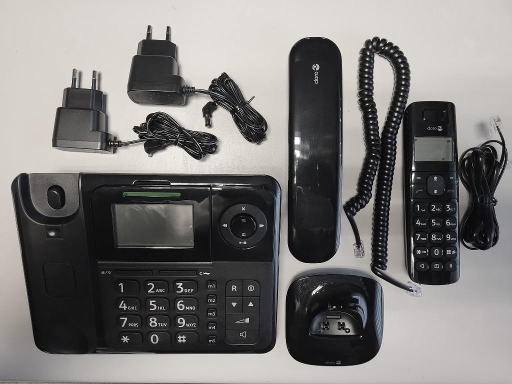 DORO combo telefoon met antwoordapparaat, Telecommunicatie, Vaste telefoons | Handsets en Draadloos, Nieuw, 1 handset, Stralingsarm