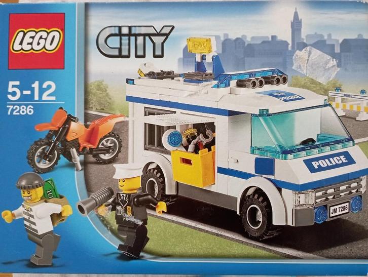 Lego gevangenentransport 7286, Kinderen en Baby's, Speelgoed | Duplo en Lego, Gebruikt, Lego, Complete set, Ophalen of Verzenden