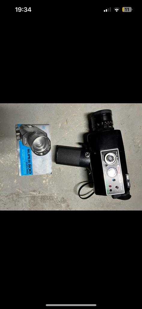 Caméra yashica super 8, Audio, Tv en Foto, Videocamera's Analoog, Camera, 8mm, Ophalen