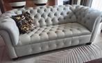 Bankstel chesterfield, wit., Huis en Inrichting, Ophalen, Zo goed als nieuw