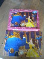 Kinderpuzzel:Disney Princess,Belle en het beest 50 stukken, Kinderen en Baby's, Ophalen of Verzenden, 10 tot 50 stukjes, Zo goed als nieuw
