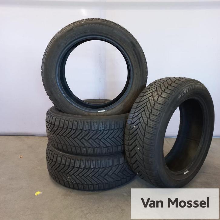 Michelin Alpine 6 195/55/R16 91H, Auto-onderdelen, Banden en Velgen, Band(en), Winterbanden, 16 inch, 195 mm, Personenwagen, Gebruikt