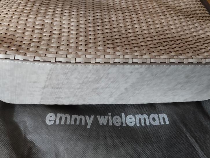 Zilver gevlochten handtas Emmie Wielemans Belgium, Handtassen en Accessoires, Tassen | Damestassen, Zo goed als nieuw, Handtas