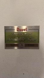 Emaille bord duvel, Ophalen, Duvel