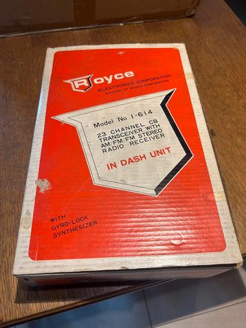 Royce CB en autoradio oldtimer beschikbaar voor biedingen