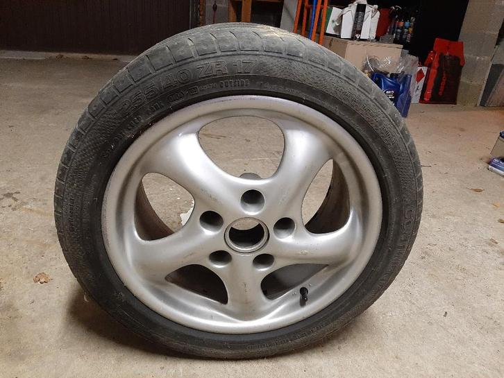 Cup2 velgen  -  17 Inch  -  PORSCHE 996  -  Origineel, Auto-onderdelen, Banden en Velgen, Velg(en), Zomerbanden, 17 inch, Personenwagen