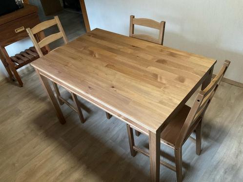 Tafel met 4 stoelen, Huis en Inrichting, Tafels | Eettafels, Nieuw, 100 tot 150 cm, 100 tot 150 cm, Vier personen, Rechthoekig
