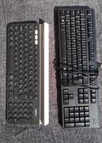 2 toetsenborden waarvan eentje met Bluetooth, Azerty, Gebruikt, Ophalen of Verzenden, Draadloos
