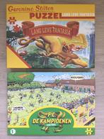 Puzzels Geronimo Stilton en F.C. De Kampioenen 1000 stukjes, Hobby en Vrije tijd, Denksport en Puzzels, Ophalen, Gebruikt