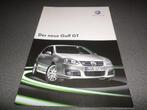 Volkswagen VW Golf GT 2006 Brochure, Verzenden, Volkswagen