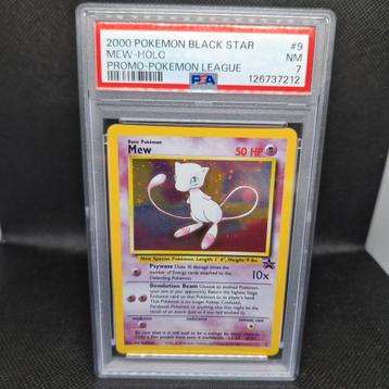 Mew Holo Promo Pokemon League Black Star PSA 7 beschikbaar voor biedingen