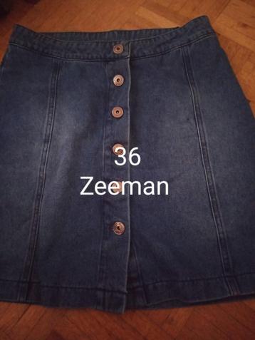 Jupe en jeans taille 36 