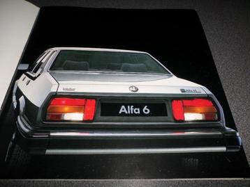 Alfa Romeo Alfa 6 Frans 1983 brochure beschikbaar voor biedingen