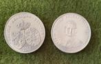 2 Zilveren munten koningin Astrid 1995, Postzegels en Munten, Zilver, Zilver, Ophalen, Losse munt