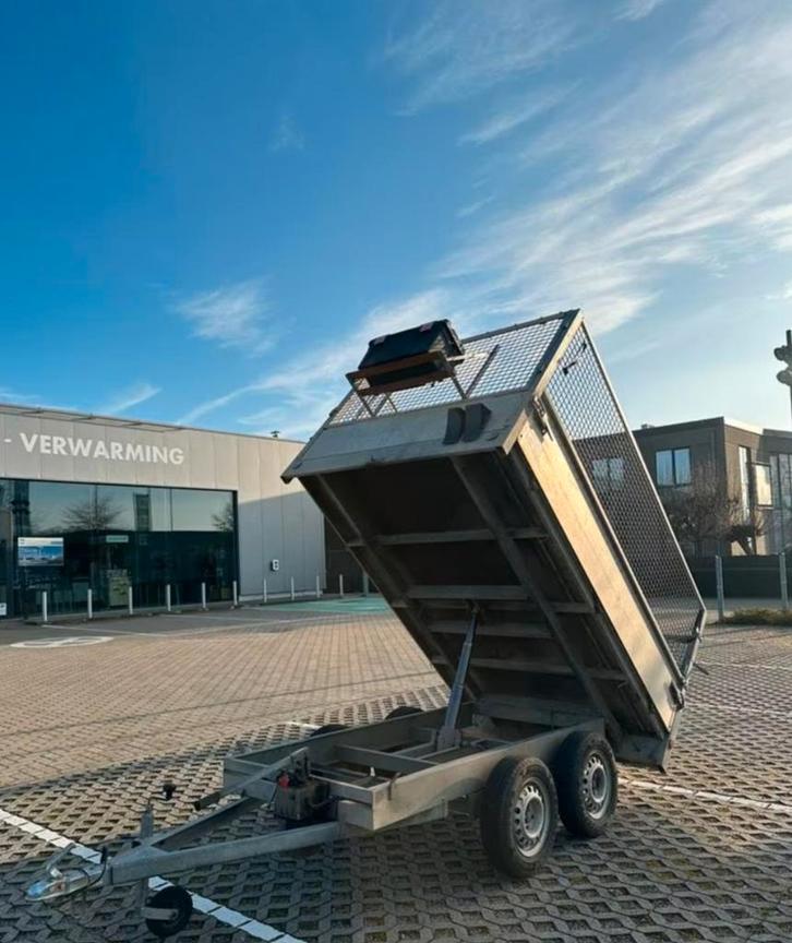 Aanhangwagen kipper te huur, Auto diversen, Aanhangers en Bagagewagens, Ophalen