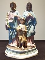 Beeld Heilige Familie in biscuitporselein, Antiek en Kunst, Ophalen of Verzenden