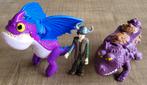 How to train your dragon: 3 figuren, Collections, Jouets miniatures, Comme neuf, Enlèvement ou Envoi