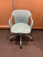 Blauwe bureaustoel, Huis en Inrichting, Bureaustoelen, Ophalen, Zo goed als nieuw, Blauw, Bureaustoel