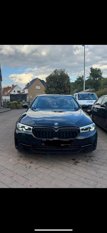 Pack sport BMW 520e Plug Hybrid 204 ch, Cuir, Anti démarrage, Carnet d'entretien, Noir