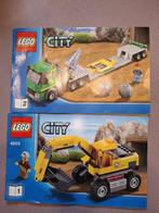lego city 4203 vrachtwagen met graaf machine, Ophalen of Verzenden, Gebruikt, Complete set, Lego