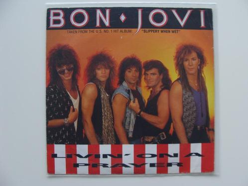 Bon Jovi – Livin' On A Prayer (1986), Cd's en Dvd's, Vinyl Singles, Single, Rock en Metal, 7 inch, Ophalen of Verzenden