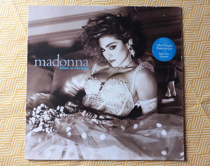 LP Madonna Like a Virgin van 1984, Cd's en Dvd's, Vinyl | Pop, Gebruikt, 1980 tot 2000, Ophalen