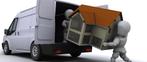 Transport containerpark  verhuizen verhuur bestelwagen huren, Doe-het-zelf en Bouw, Ophalen of Verzenden
