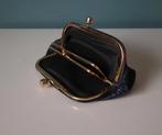 Vintage portemonnee, Ophalen of Verzenden, Zo goed als nieuw, Zwart, Met knipsluiting