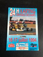 programme 24 heures karting 1994 Spa Francorchamps, Enlèvement ou Envoi