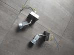 2 metalen spotlichtjes, Ophalen of Verzenden, Zo goed als nieuw, Metaal