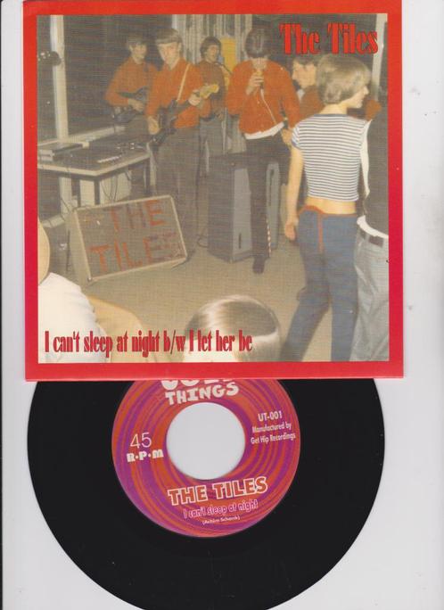The Tiles – I Can't Sleep At Night  Garage Rock  MINT, Cd's en Dvd's, Vinyl Singles, Zo goed als nieuw, Single, Rock en Metal
