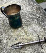 Pince à sucre et pot à lait, Antiek en Kunst, Antiek | Zilver en Goud, Ophalen of Verzenden