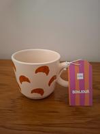 NIEUW - tas Hema met croissants "Bonjour", Ophalen of Verzenden, Nieuw, Overige stijlen, Kop(pen) en/of Schotel(s)