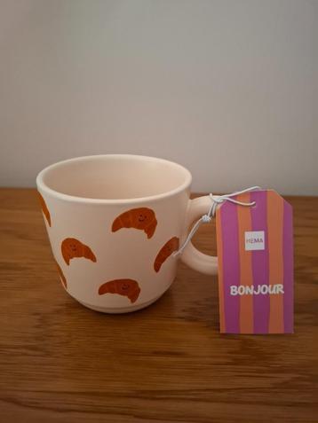 NIEUW - tas Hema met croissants "Bonjour" beschikbaar voor biedingen