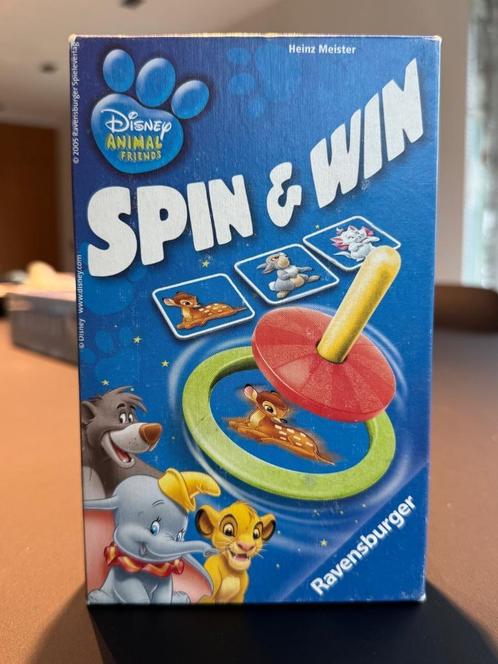 Spin & Win Disney 2005, Hobby en Vrije tijd, Gezelschapsspellen | Bordspellen, Gebruikt, Een of twee spelers, Drie of vier spelers